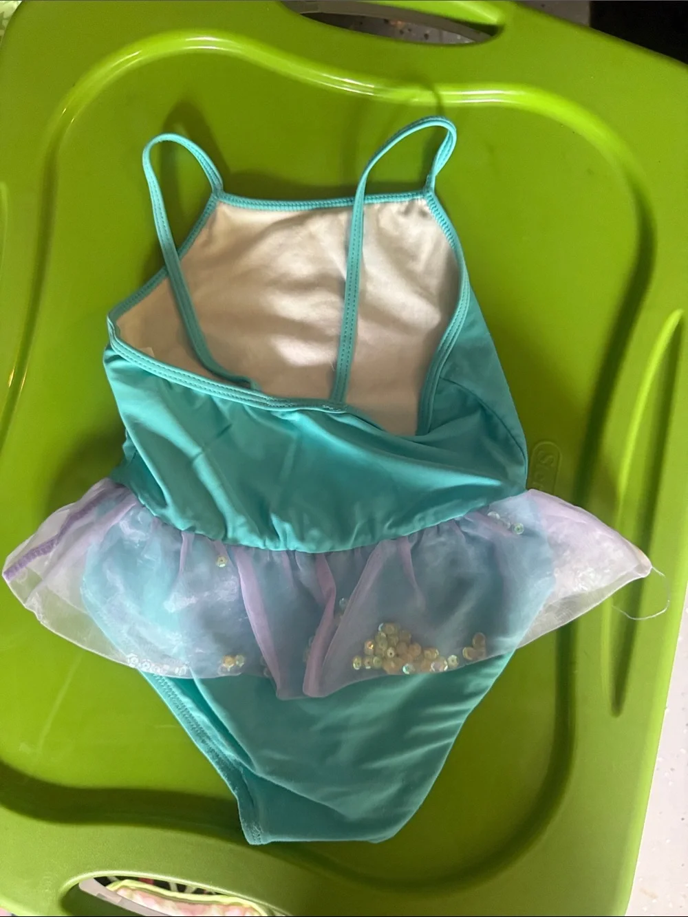 Circo Teal and Pink Mermaid Tutu Swimsuit Costume
